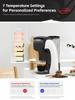 Capsule Coffee Machine HiBREW Automatic Cleaning 19Bar Pressure Works With 3 IN 1 White H3B