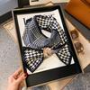 Silk scarf simulation silk high-end long strip small silk scarf headband hair accessories binding bag streamer printed scarf women's small scarf