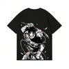 2026 Neuer Toji in Jujutsu Kaisen Rückenkunst Baumwoll-T-Shirt Hochwertige Streetwear-T-Shirts Geeignet für Unisex und Damen Sommer