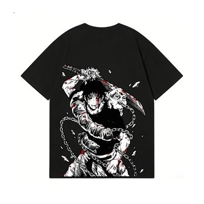 2026 New Toji In Jujutsu Kaisen Back Art Cotton Tee Highquality Streetwear Tshirts Suitable for Both Unisex and Women Summer