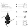 Juices Extractors Head Blender Assembly Kitchen Blenders Cutting Head Cutting Base Suitable for Kitchen Chopping
