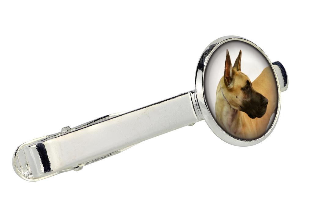 Great Dane I - cufflinks and tie with your photo, a suit decoration, men's jewelry from the Art-Dog brand.