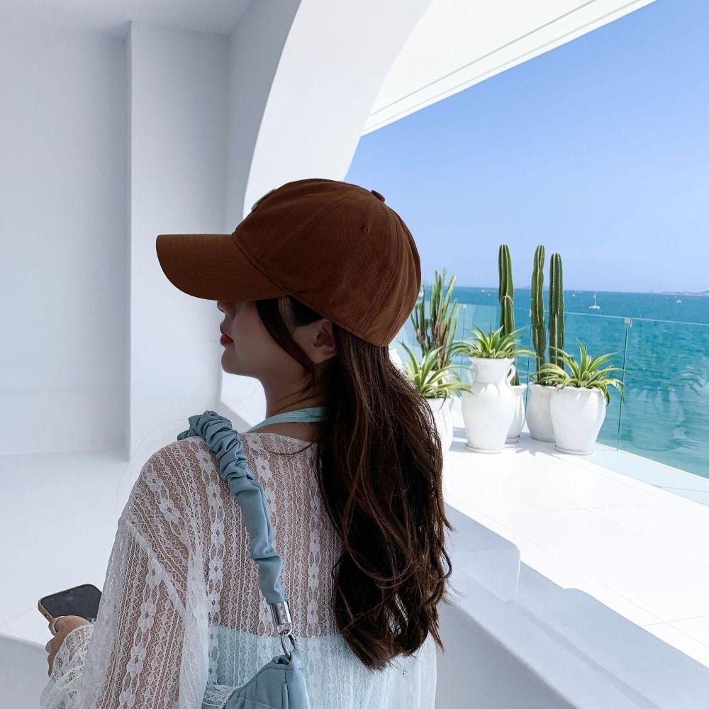 Breathable Baseball Cap Embroidery Peaked Hat Casual Sun Cap for Men Women