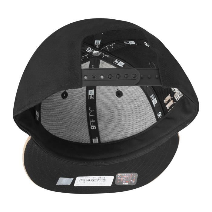 Casquette Snapback - New Era - 9Fifty - CHAMPS Chicago Bulls - 100% polyester - Noir