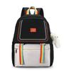 Schoolbag1011 New Korean Version Harajufeng Junior High School Student Schoolbag Large Capacity Contrasting Color Outdoor Backpack Travel Bag Female