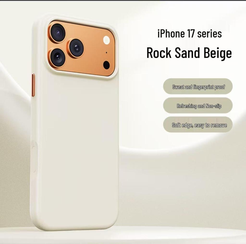 Magnetic Drop-Proof Sandstone Case for iPhone 17 Pro Max / 16 Pro