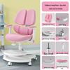 Adjustable Children's Writing Chair with Lumbar Support and Footrest for Proper Posture