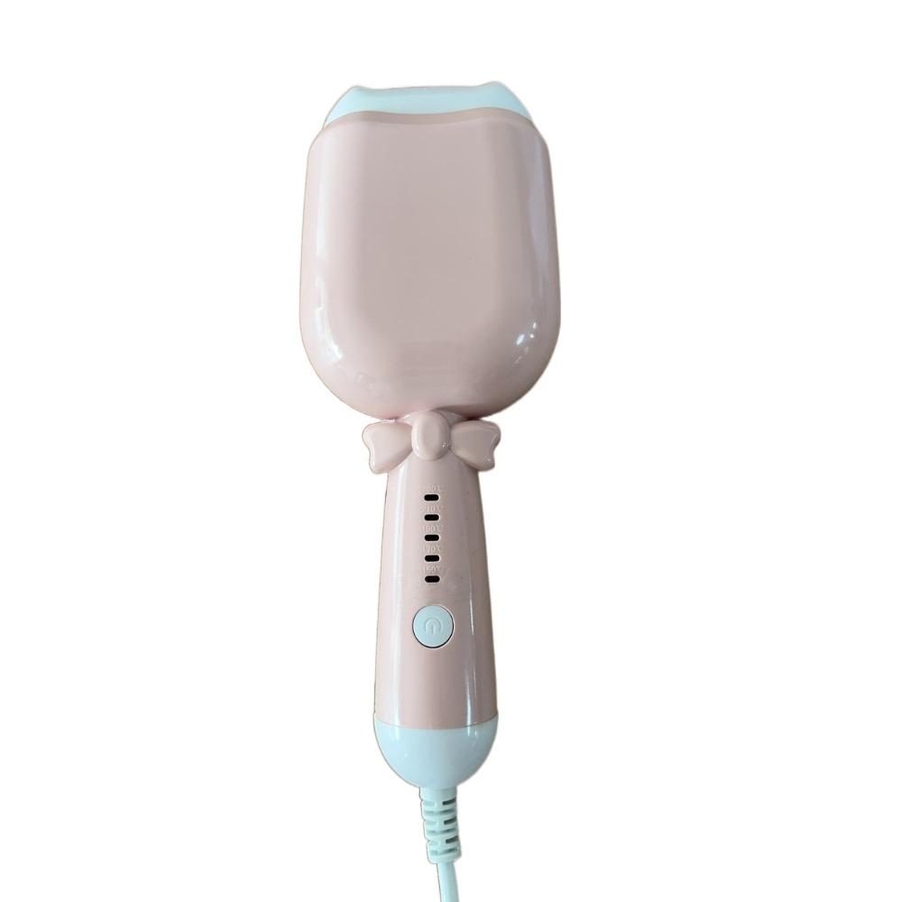 

5 Speed Adjustment Beach Waves Curling Wand Anti-Scald Ionic Hair Waver for All Hair рожевий