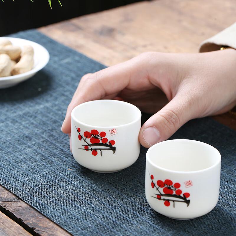 Handmade Ceramic Triangle Baijiu Set