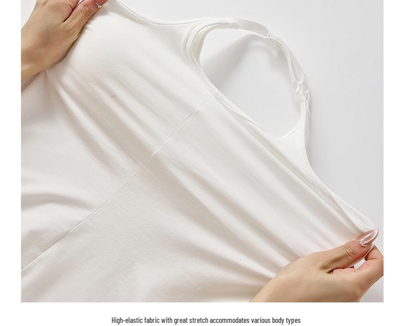 Women's Camisole with Built-in Bra, Padded Cups, Backless Design, Sleeveless Option, Wear as Outerwear or Base Layer