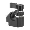 Aluminum 15mm Single Rod Clamp Camera Rod Mount With 1/4inch-20 Thread Screw Home Improvement Installation Accessories