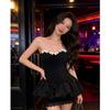Xiaoxiangfeng lace dress women's summer pure desire sexy one-word shoulder bud tutu skirt beautiful tube top small skirt
