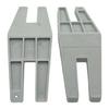 2Pieces Professional Hump Jumper Presser Foot Sewing Tool Button Clearance Plate For Jumping Quilting And Tailoring