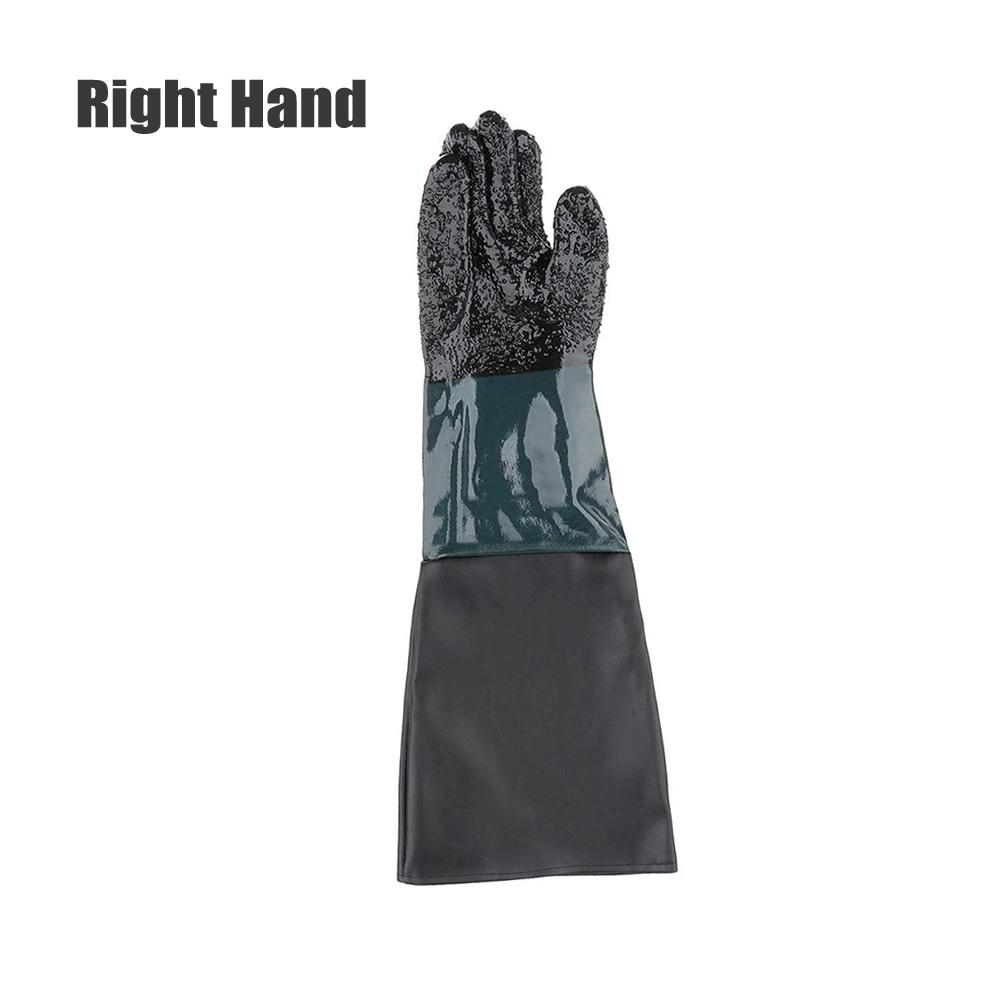 Abrasive Gloves Double Sewn Sandblast Cabinet Work Gloves Abrasive Sand Blast Cabinet PVC Gloves Absorbing Sweat
