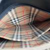 BURBERRY Nova Check Handbag black Women used