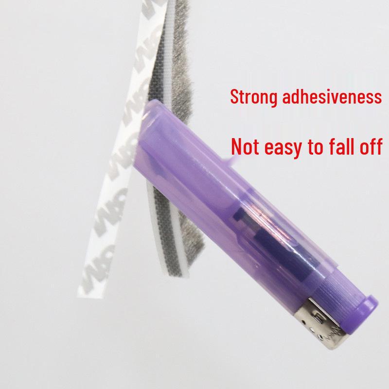Self-Adhesive Soundproof and Windproof Seal Brush Strip for Sliding Windows and Doors