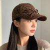 Spring And Summer Retro Leopard Print Bow Baseball Cap Women'S Sunshade Personality Niche Versatile Cap