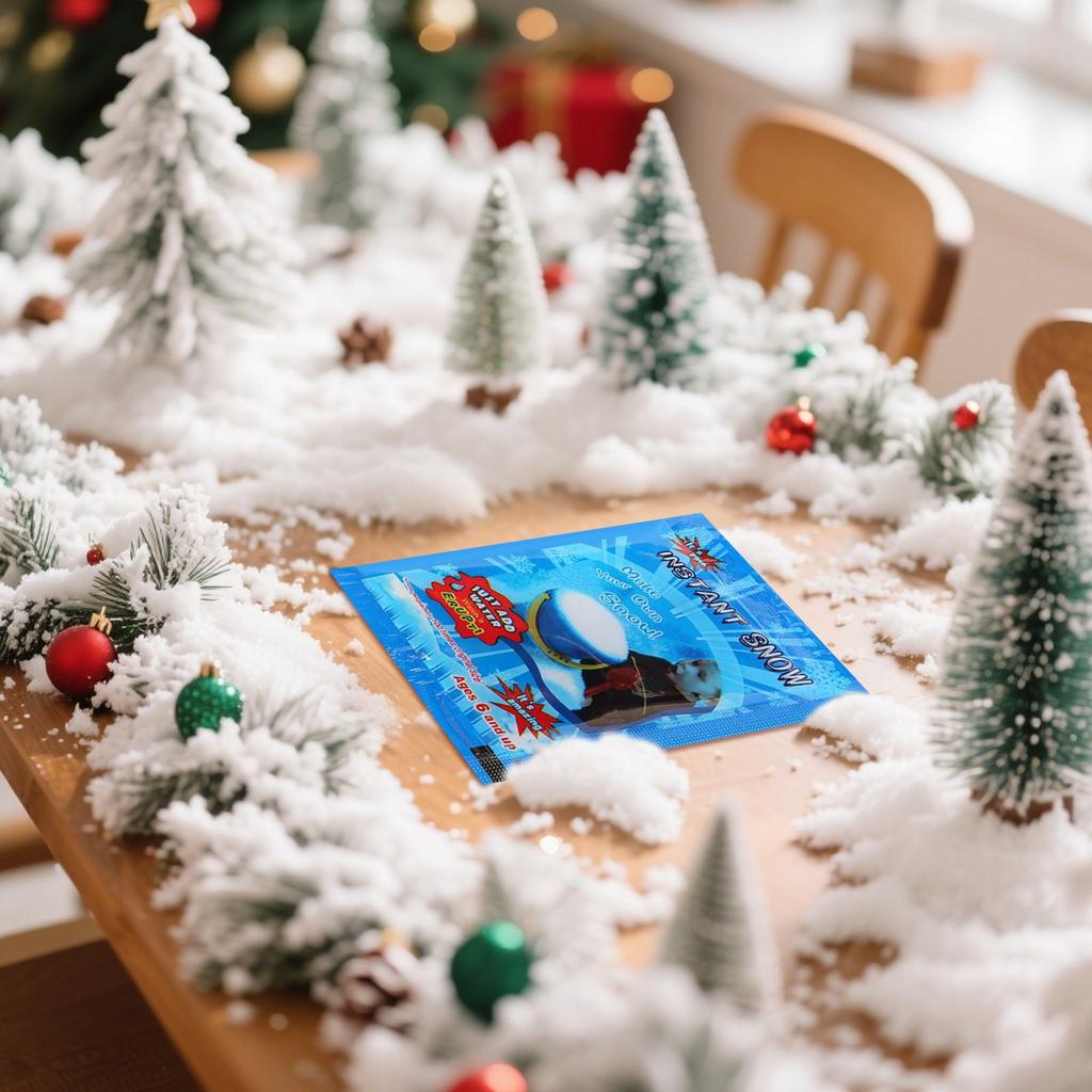 Instant Fake Snow Powder, Great For Kids, Holiday Decorating, Sensory Play & Slime - 1 Pack