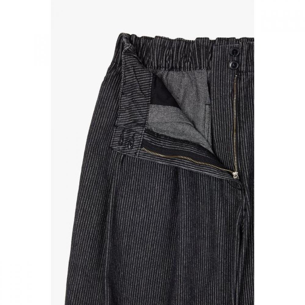 STUDIO TOMBOY Women Stripe Tuck Denim Pants 9176362973ar