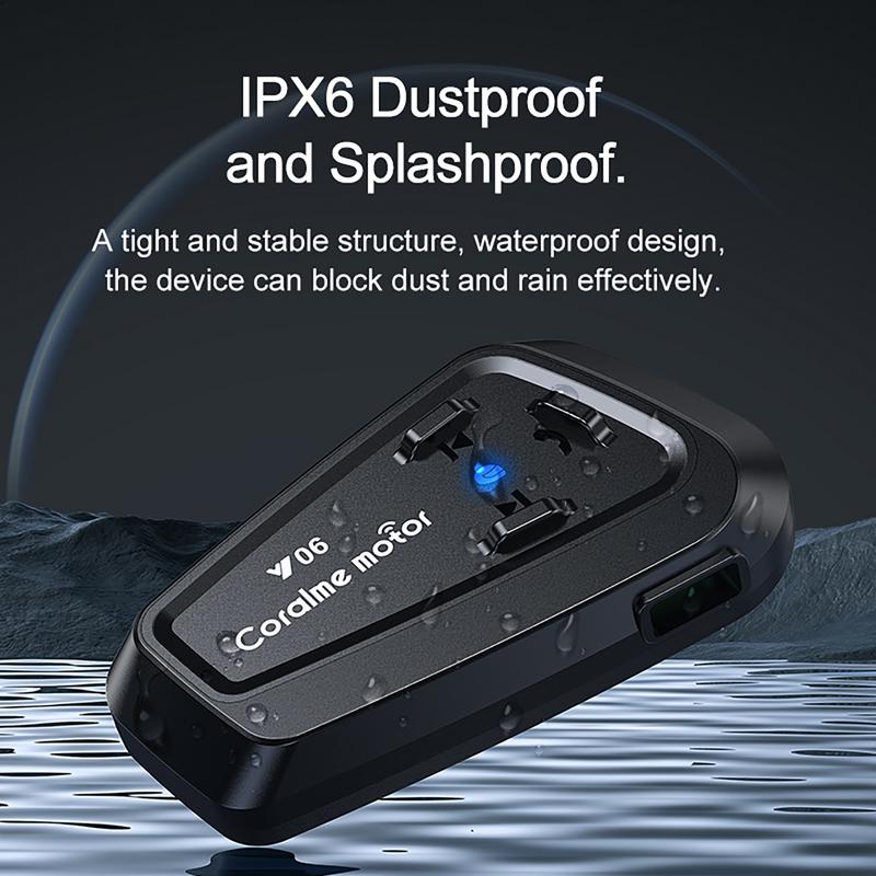 creative Motorcycle Hat Wireless IPX6 Noise Cancellation Intercom RGB Light Speaker for Double Use supplies for Atv Dirt Bike