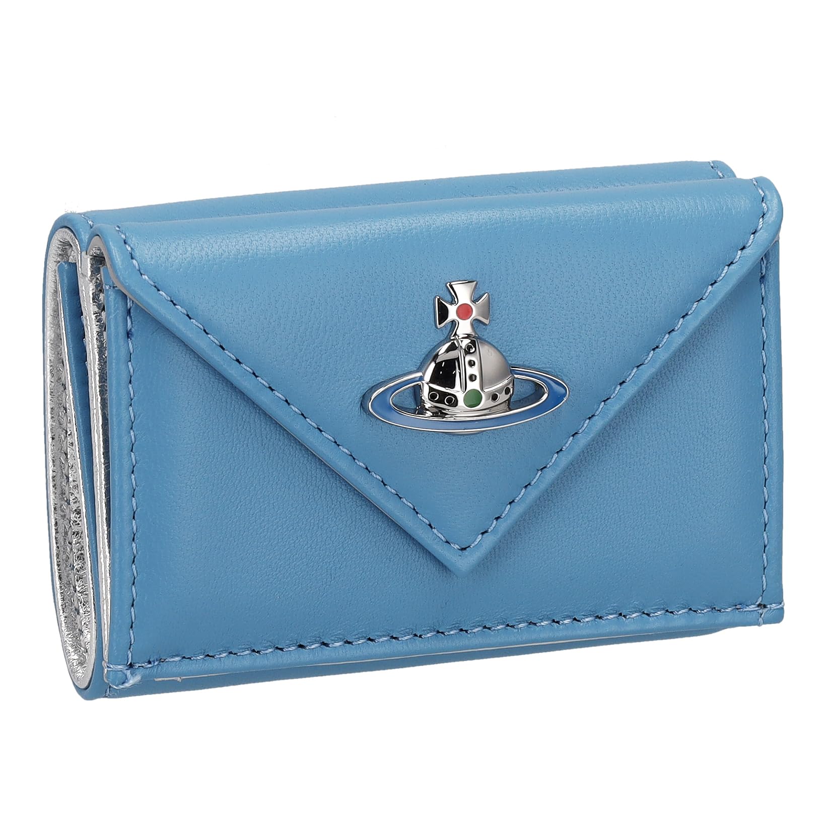 

Vivienne Westwood NAPPA Bifold Wallet 5107004GU BLUE Women s [Used]