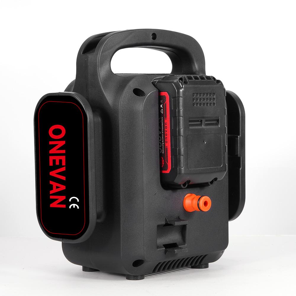 ONEVAN Electric High Pressure Washer 120Bar 2in1 Car Washing Powerful Garden Wash Cleaning Tool For Makita 18V Battery Pin