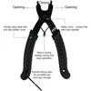 Outil de réparation de chaîne de vélo - Kit 9 en 1 - Pince coupe-chaîne - Diviseur de chaîne - Règle de mesure
