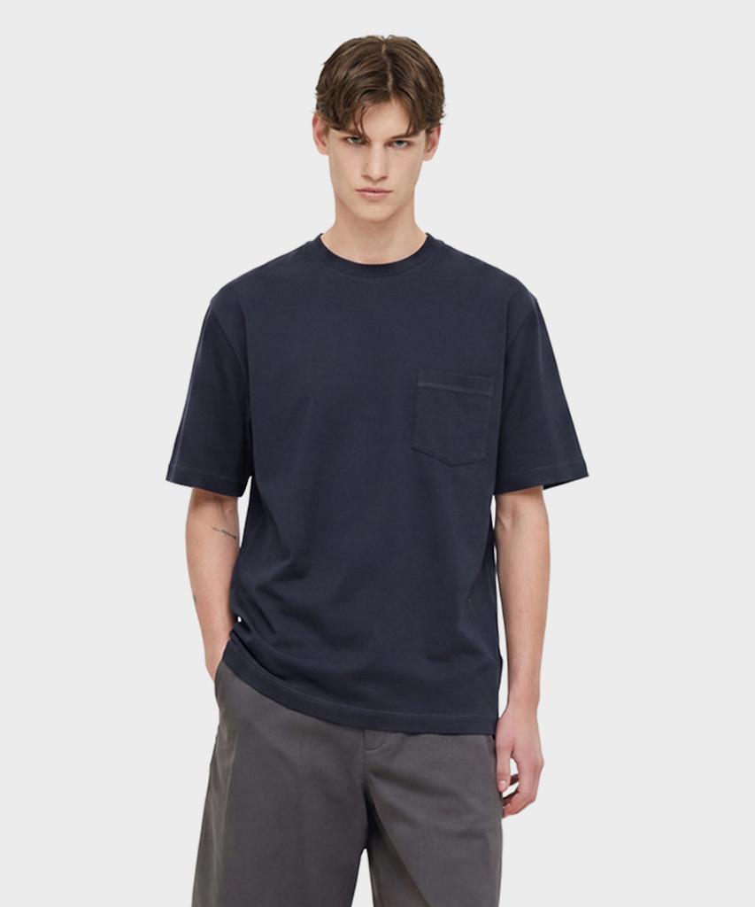 Teildeon Solid Cool Touch T-Shirts Dark Navy