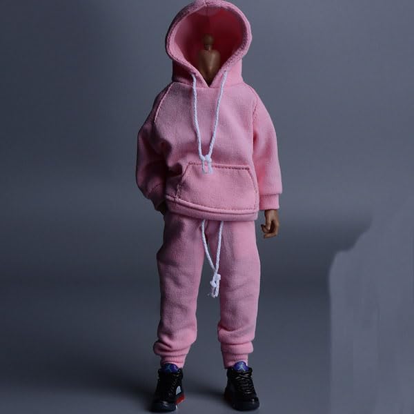 

1/12 scale clothes + pants pink (body, head, shoes, etc. not included) Pink 1/12 scale figure clothes