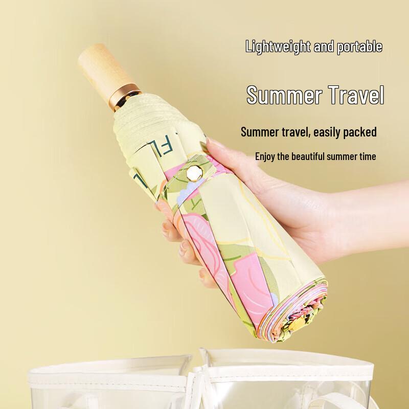 Mido Double-Layer Folding Sun and Rain Umbrella