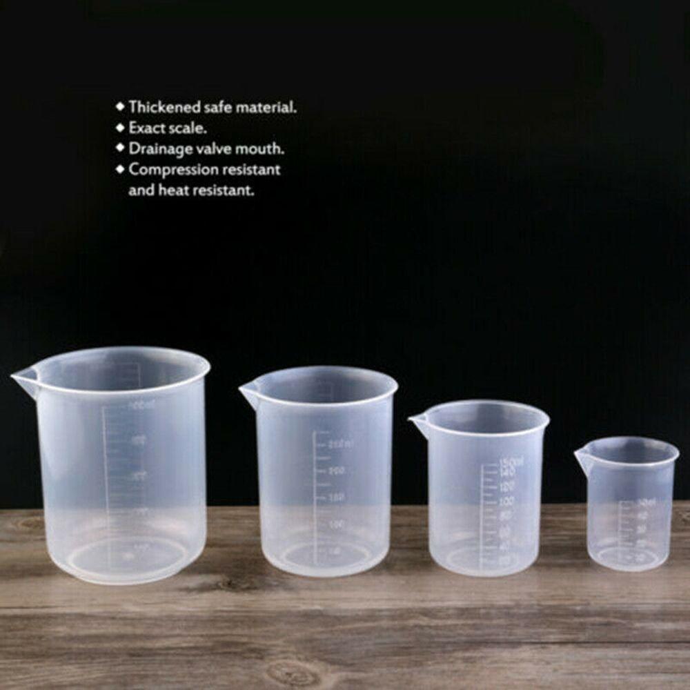 Graduated Scale Plastic Measuring Cups Transparent Measuring Cup for Cooking Measurement