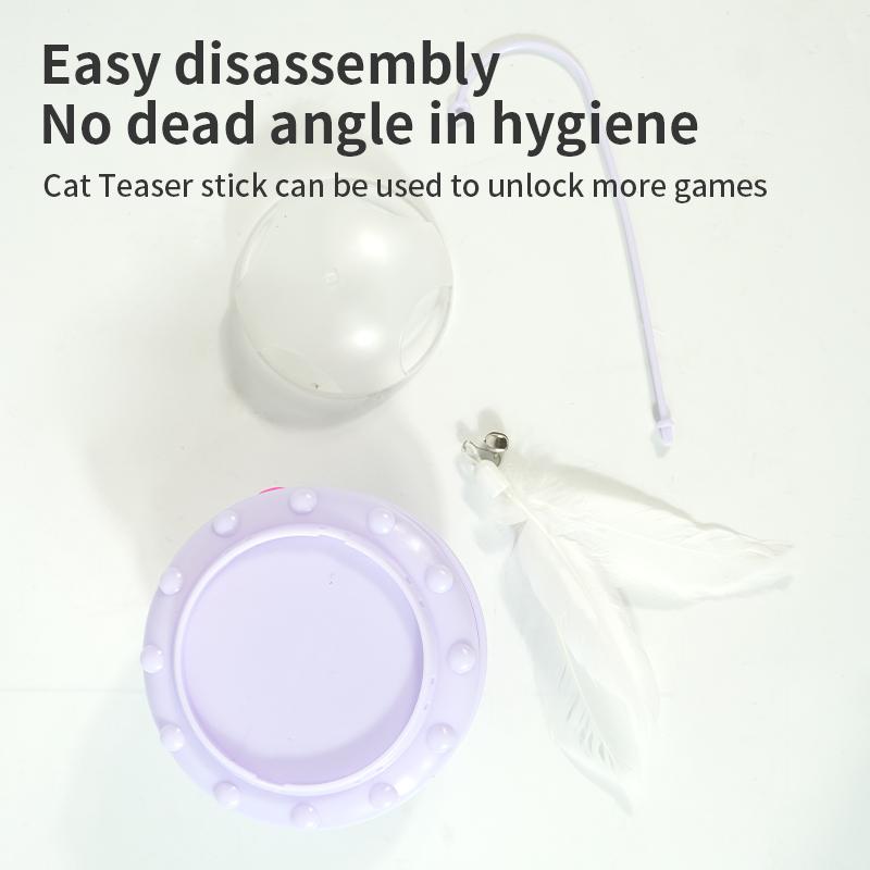 New Cat Toy Leaking Food Tumbler Turntable Cat Amusing Artifact Cat Self-entertainment Multi-play Pet Toy