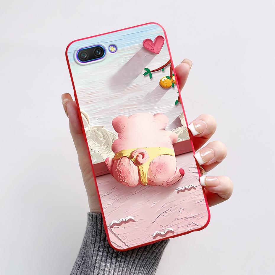 For Huawei Honor 10 Case COL-L29 Silicone Soft Panda Cover For Huawei Honor 10 Phone Case On Huawei Honor 10 Back Cover Bumper