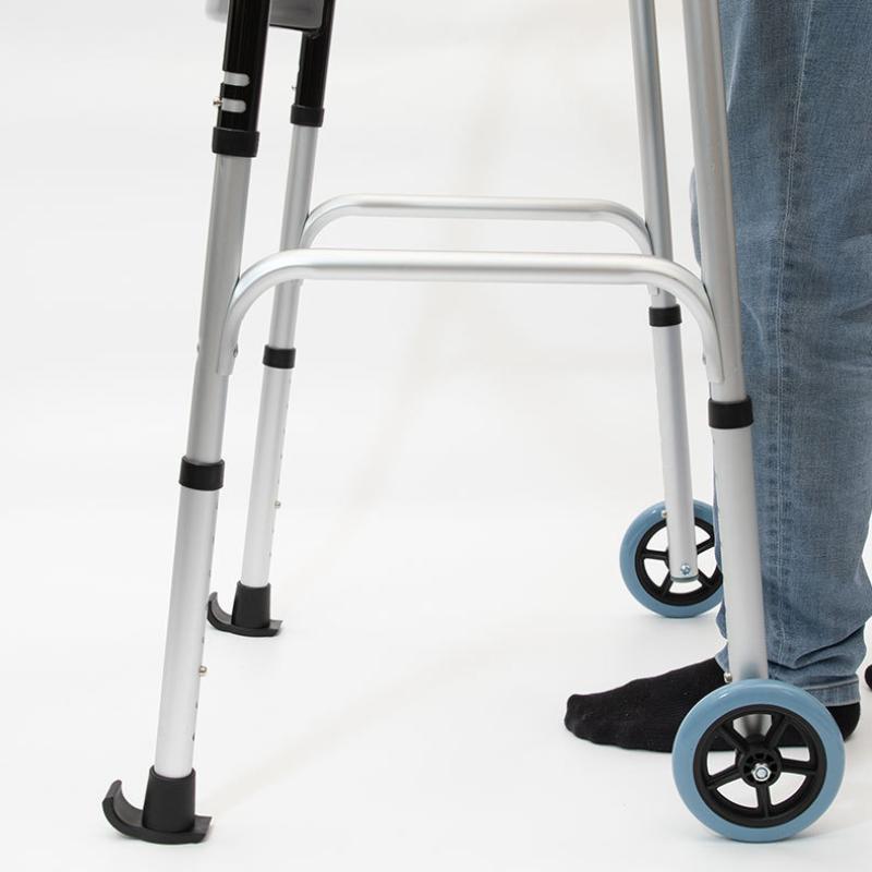 1Pc Walker Glide Skis Walking Feet Glides Folding Walking Replacement Part Antiskid Walking Stick Crutch Cane Bottom Pads Cover