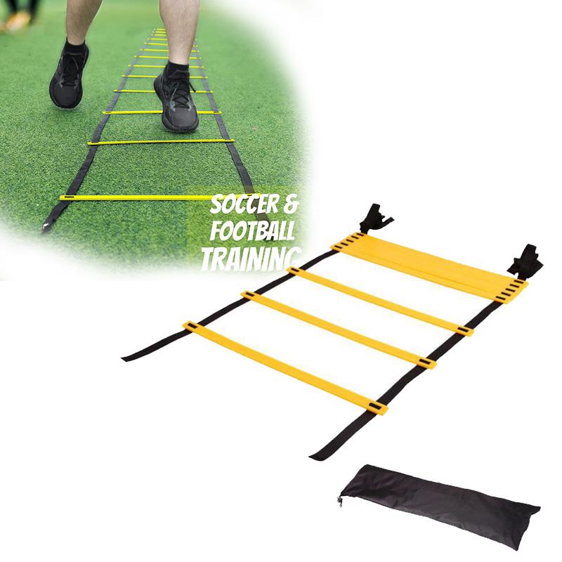 

Футбольная тренировка ловкости и скорости, регулируемая прыжковая сетка, веревочная лестница, подарок игроку 200cm/78.74in