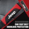 For Seat Belt Cover Car Styling Cotton Safety Shoulder Protector Auto Accessories Grand Cherokee Patriot Renegade Compass