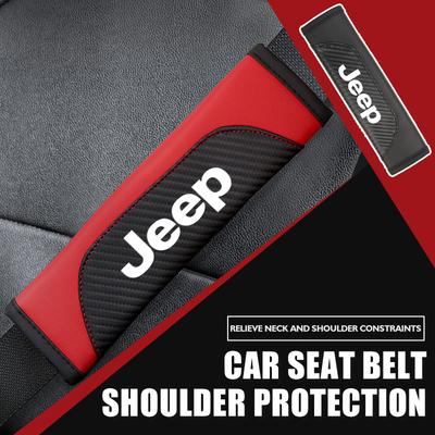 For Seat Belt Cover Car Styling Cotton Safety Shoulder Protector Auto Accessories Grand Cherokee Patriot Renegade Compass