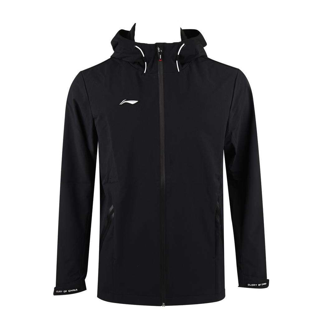 Li Ning Black Table Tennis Jacket Short Style Unisex Jackets AFDT553-1