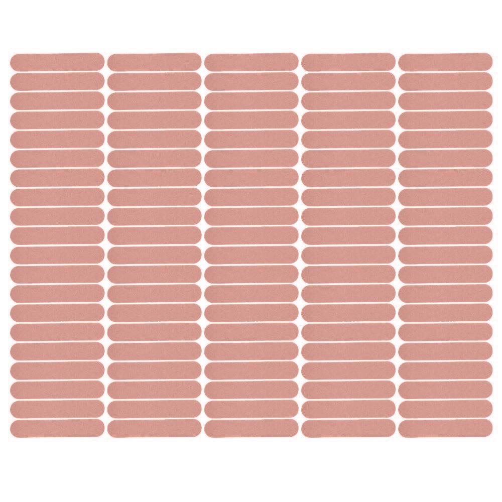 

100pcs Pink Disposable Nail File Double Sided Manicure Nail File Nail Grinding File Pedicure Tool