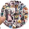 Set of 50 Demon Slayer: Kimetsu No Yaiba Infinity Train Graffiti Stickers for Suitcase, Skateboard, Speaker - Waterproof Decals