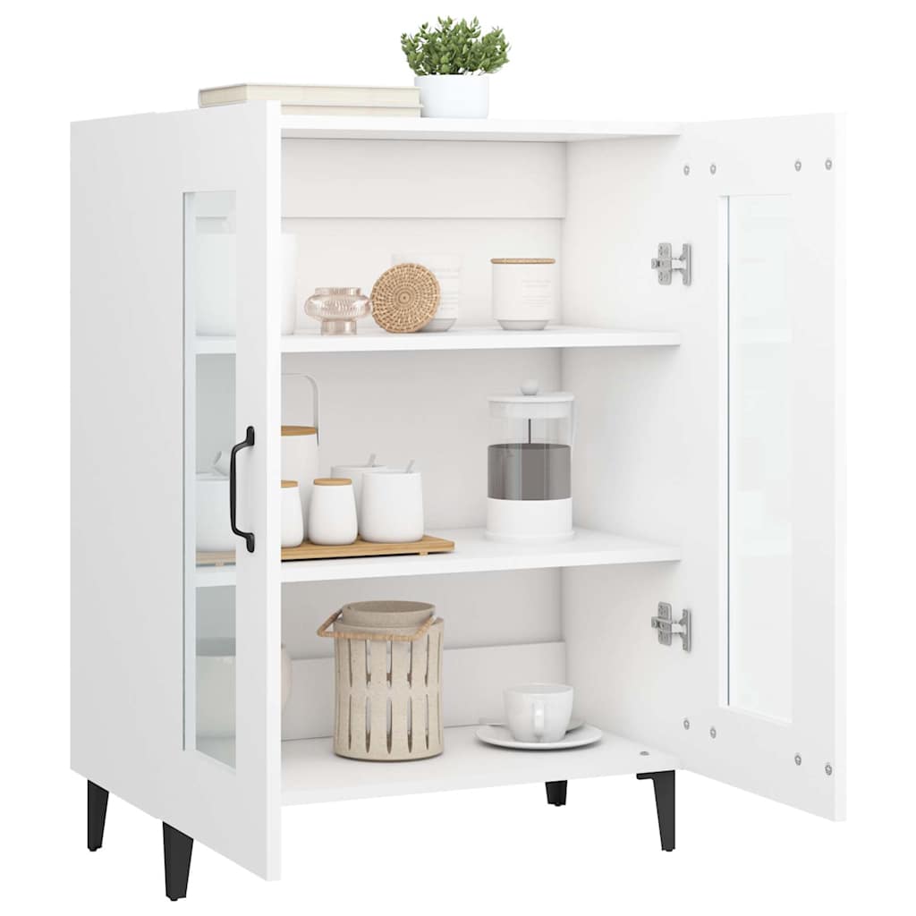 Vidaxl Cabinet, White, 69.5X34X90 Cm, Wood-Based Material