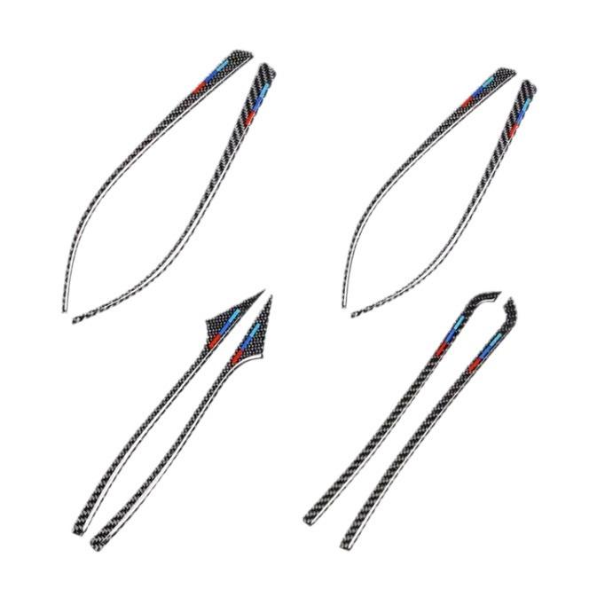 Osłona lusterka wstecznego z włókna węglowego dla BMW serii 123, GT, serii 5, X1, X3, X4, X5, X6 - Pasek dekoracyjny chroniący przed kolizjami i zarysowaniami