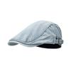 Retro Washed Denim Beret Women's Men's Fashionable Casual Artist Hat Versatile New Forward Cap for All Seasons
