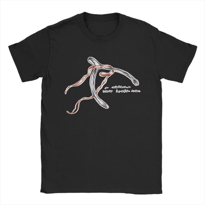 Born To Ride Print T-Shirt Lässige Kurzarm-Oberteile Sommer-T-Shirts für Herren 100% Baumwolle Rundhals Oversize Streetwear Basis-Top