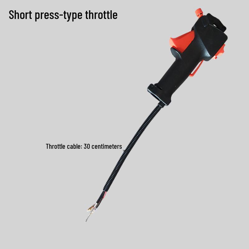Universal Lawn Mower Throttle Switch Assembly for Side-Mounted Brush Cutter and Backpack Grass Trimmer
