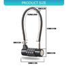 Multipurpose Flexible Cable Combination Lock for Security in Home Travel and Business Applications