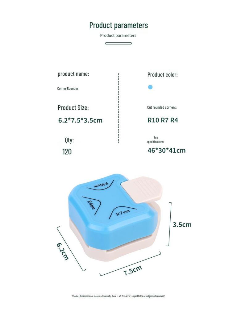 Bestselling 3-in-1 Round Corner Cutter Tool R10 for Cardstock, Paper, and Photos