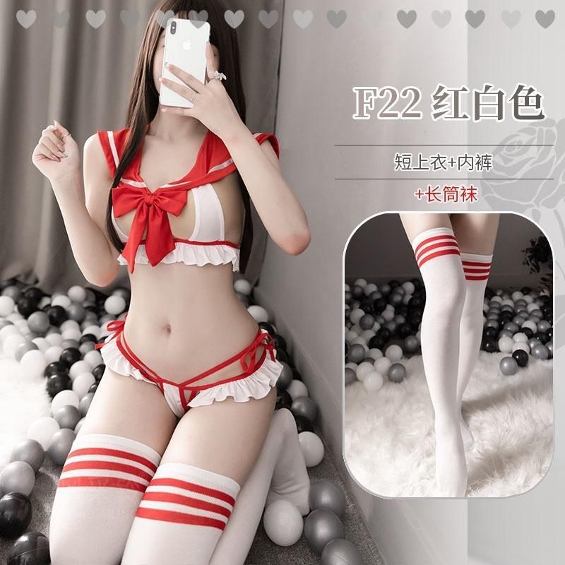 Sexy Student Jk Style Cosplay Lingerie Uniform Set For Women