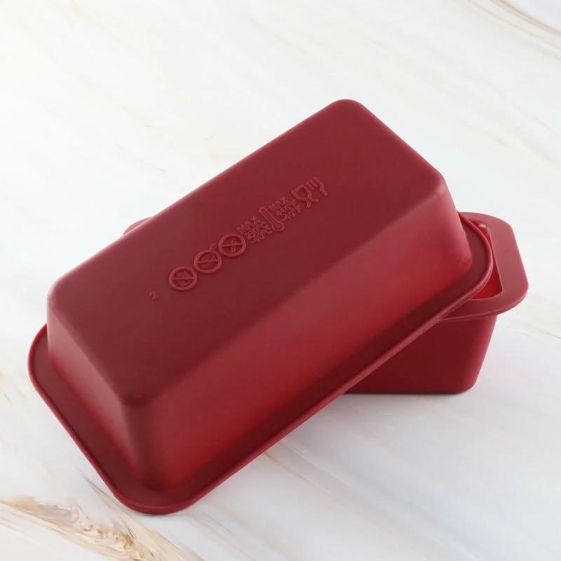 Moules de cuisson en silicone, moules à gâteaux rectangulaires antiadhésifs, mini moules à pain, moule à pain grillé à démoulage facile, accessoires de cuisine, outil de pâtisserie