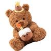 Endearing And Soft Cuddly Brown Teddy Bear Toy Perfect For Girls And Birthday Gifts